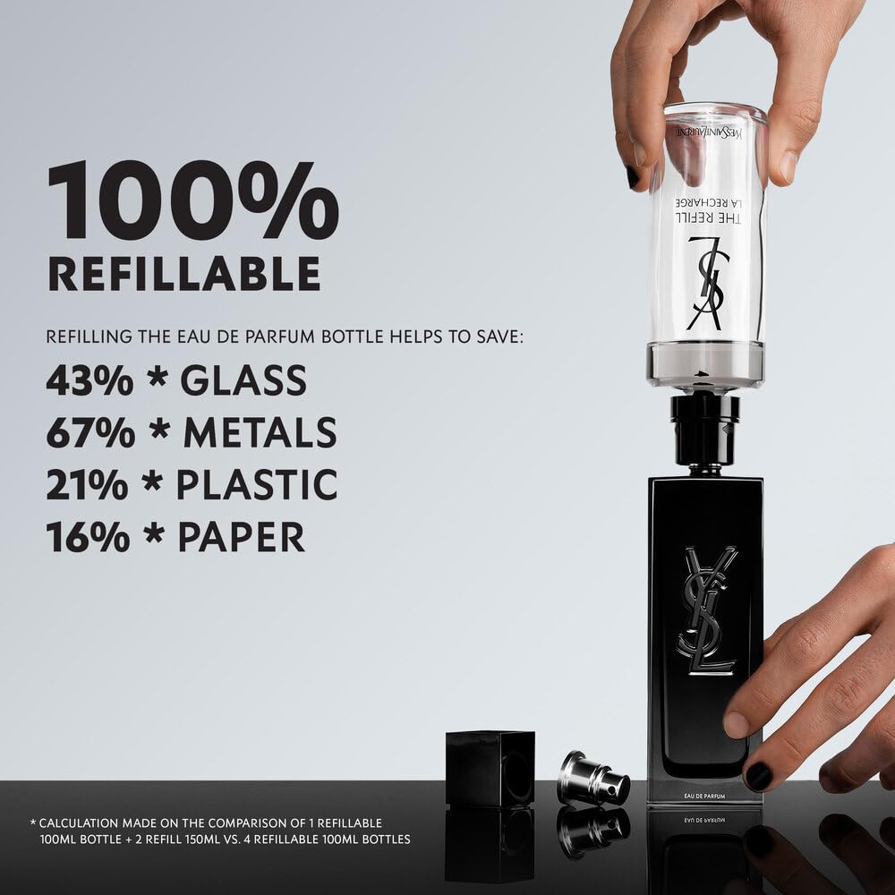 Yves Saint Laurent  Myslf For Men 150ml EDP Refill - Personal Fragrance at MyBeautyBoutique by Yves Saint Laurent