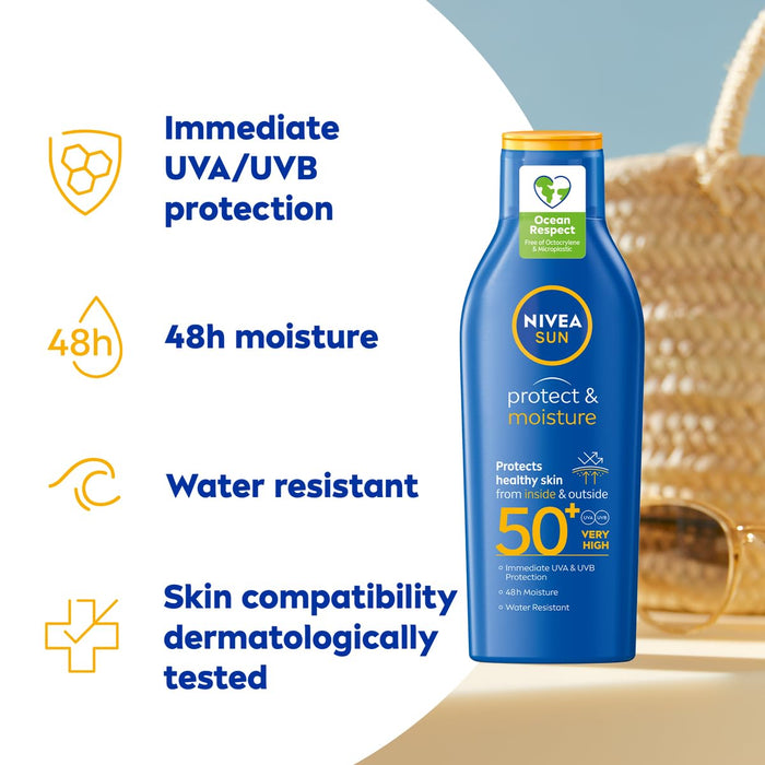 Nivea Sun Moisturising Sun Lotion SPF50+ 