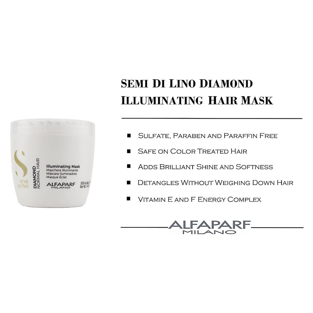 Alfaparf Semi Di Lino Diamond Normal Hair Illuminating Mask 500ml