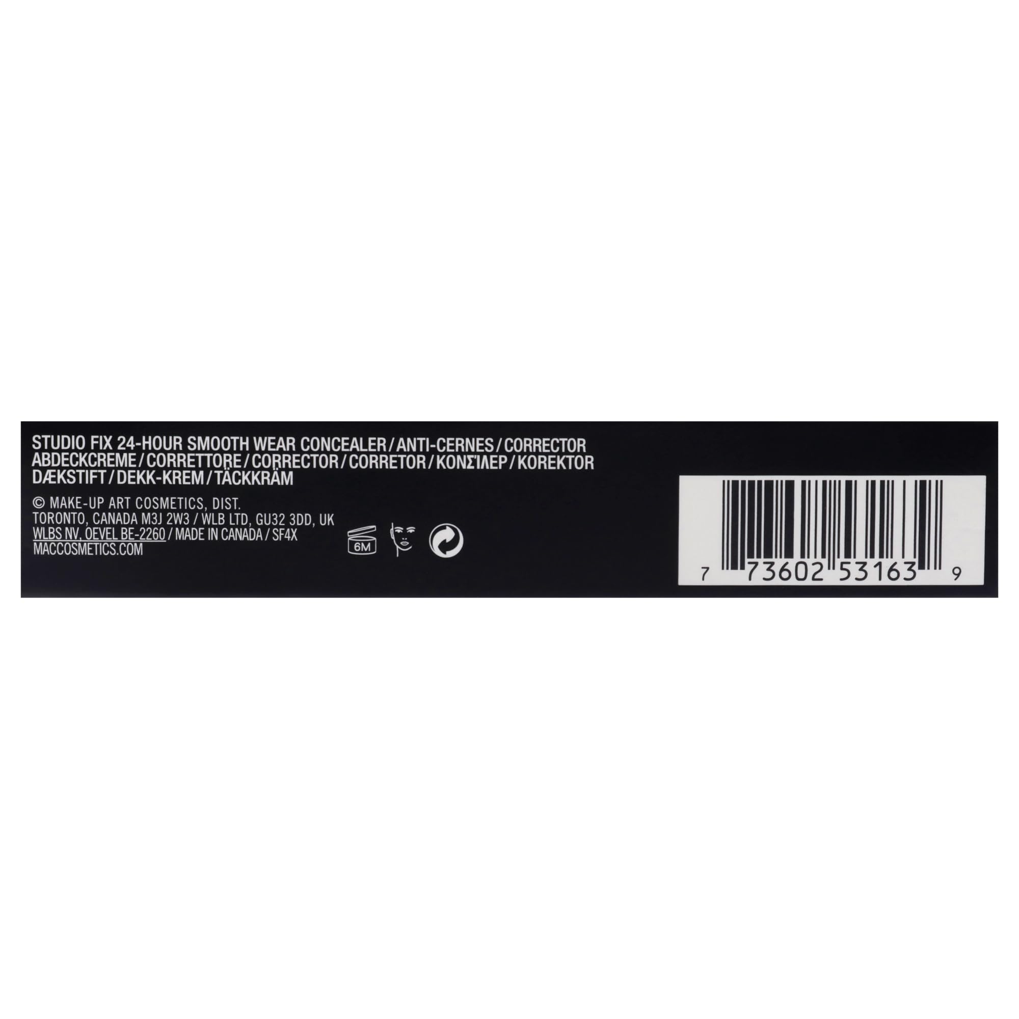 MAC Studio Fix 24 Hour Smooth Concealer 7ml - NC 43 Tanned Peach