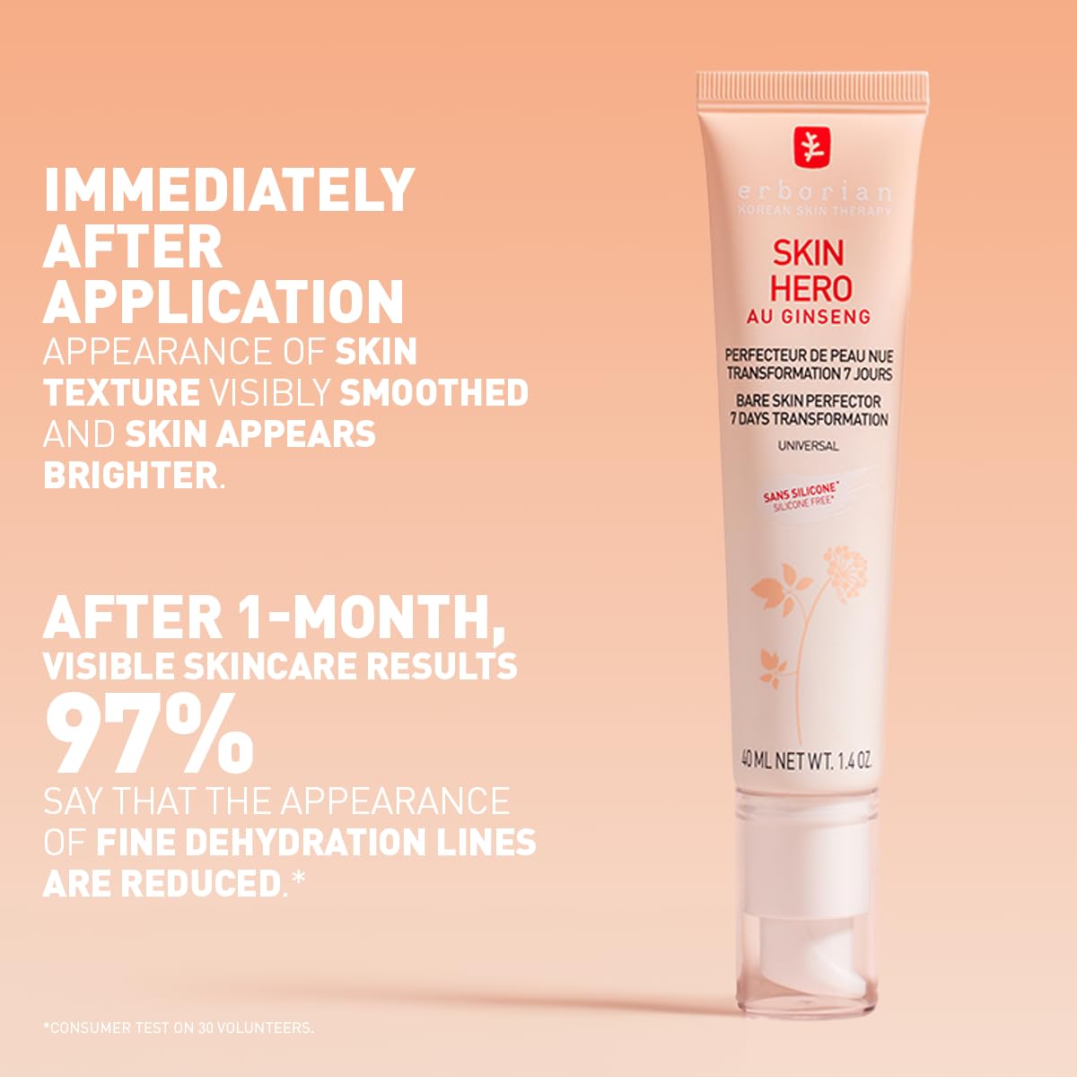 Erborian Skin Hero Bare Skin Perfector 45ml