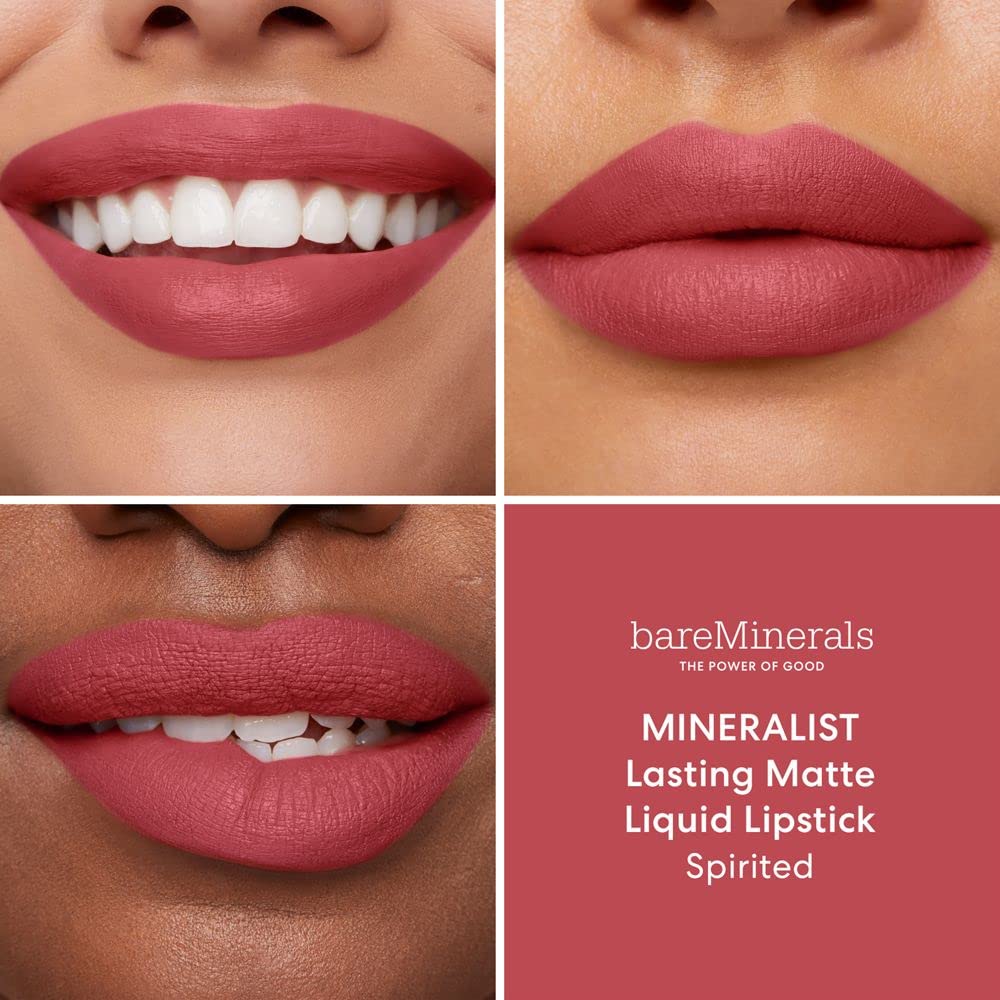 bareMinerals Mineralist Lasting Matte Liquid Lipstick 3.5ml - Spirited