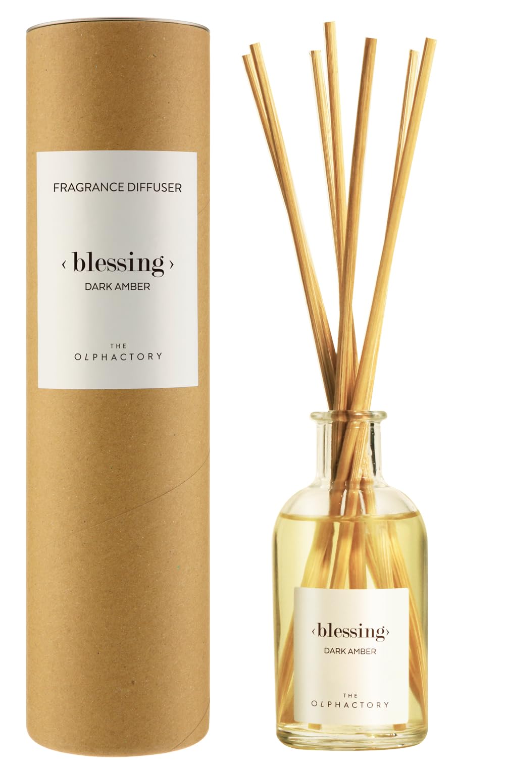 The Olphactory Blessing Dark Amber Reed Diffuser 250ml