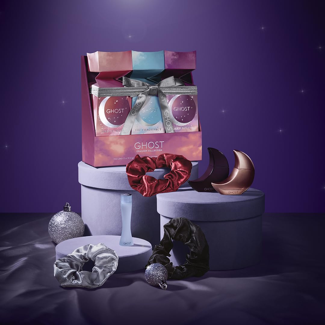 Ghost 3 Piece Gift Set: Orb Of Night Eau de Parfum 10ml - Ghost Deep Night Eau de Toilette 10ml - Ghost Eau de Toilette 5ml