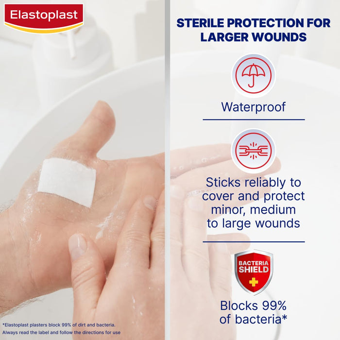 Elastoplast Waterproof XL Dressing 6x7cm