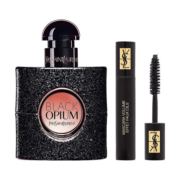 Yves Saint Laurent Black Opium 2 Piece Gift Set: Eau De Parfum 30ml - Mascara 2ml - Gift Set at MyBeautyBoutique by Yves Saint Laurent