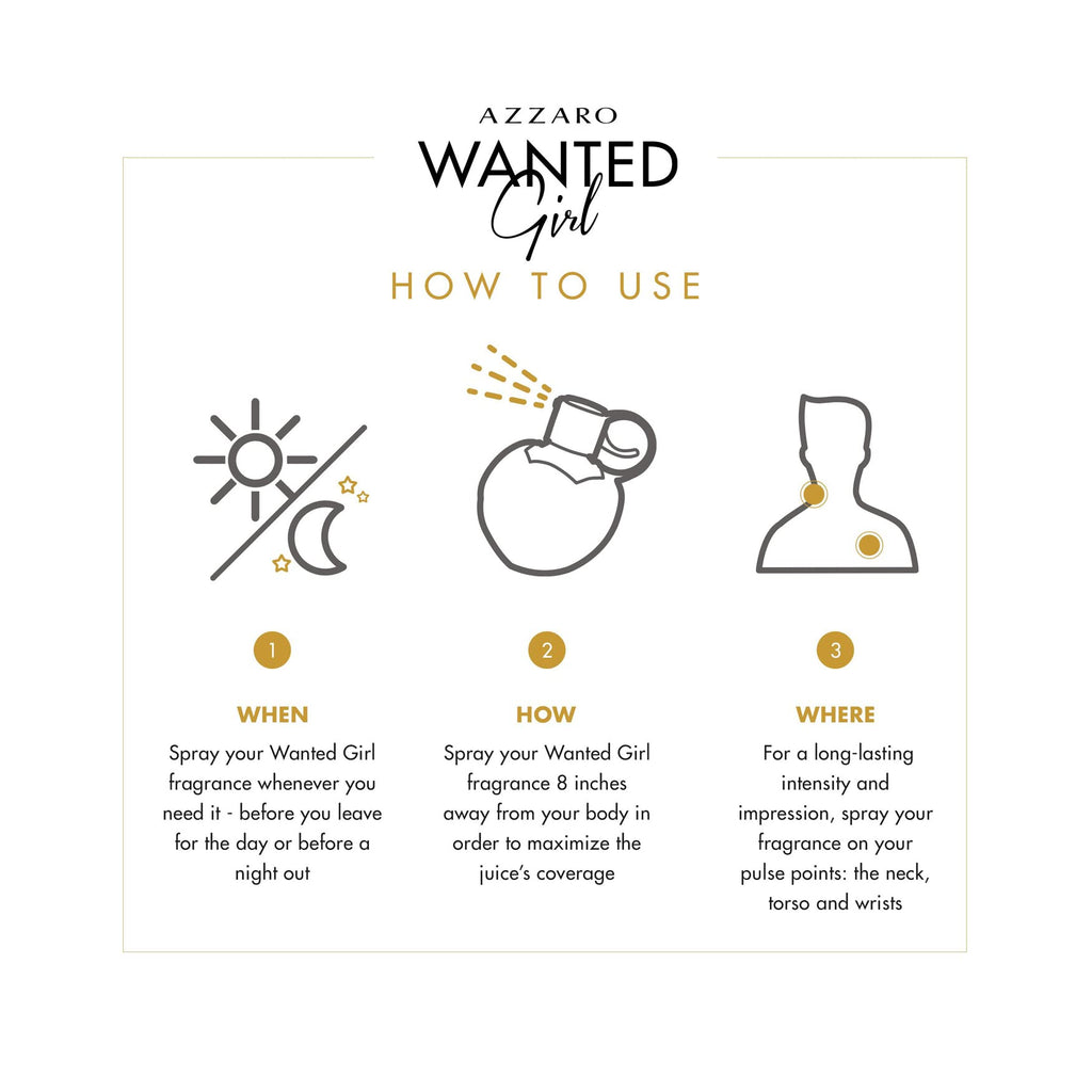 Azzaro Wanted Girl Eau de Parfum 80ml Spray - Eau de Parfum at MyBeautyBoutique by Azzaro