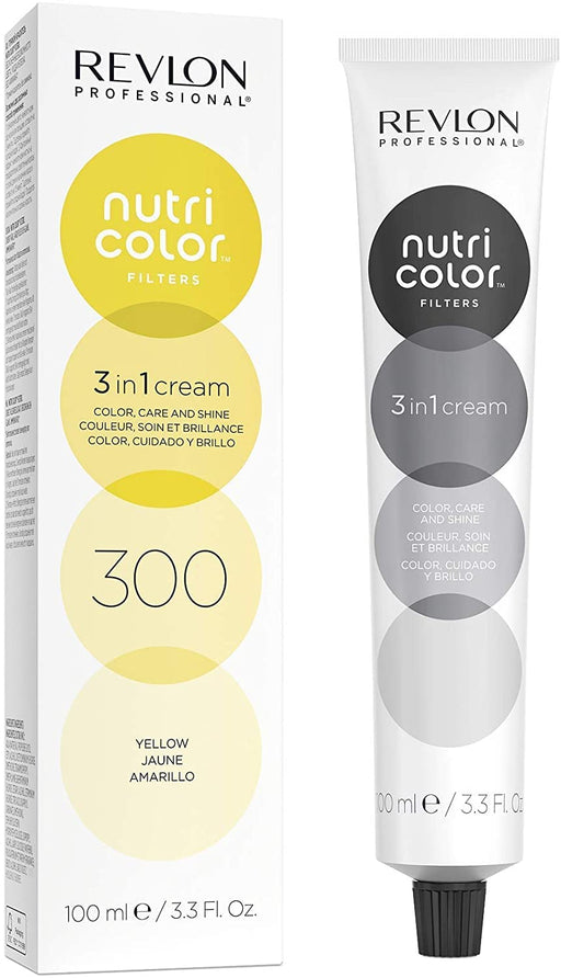 Revlon Nutri Color Filters 300 Yellow 3 In 1 Hair Colour 100ml