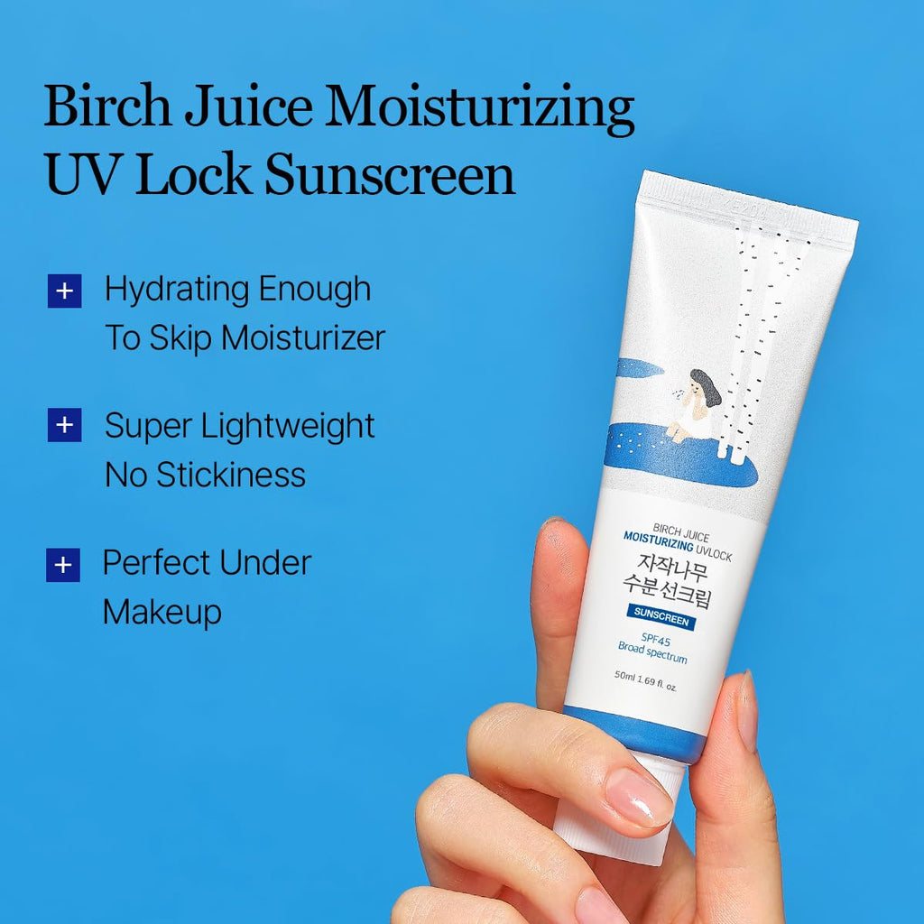 Round Lab Birch Juice Moisturising Sun Cream SPF50+ PA++++ 50ml