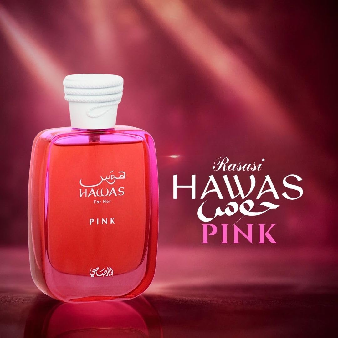Rasasi Hawas For Her Pink Eau de Parfum 100ml Spray