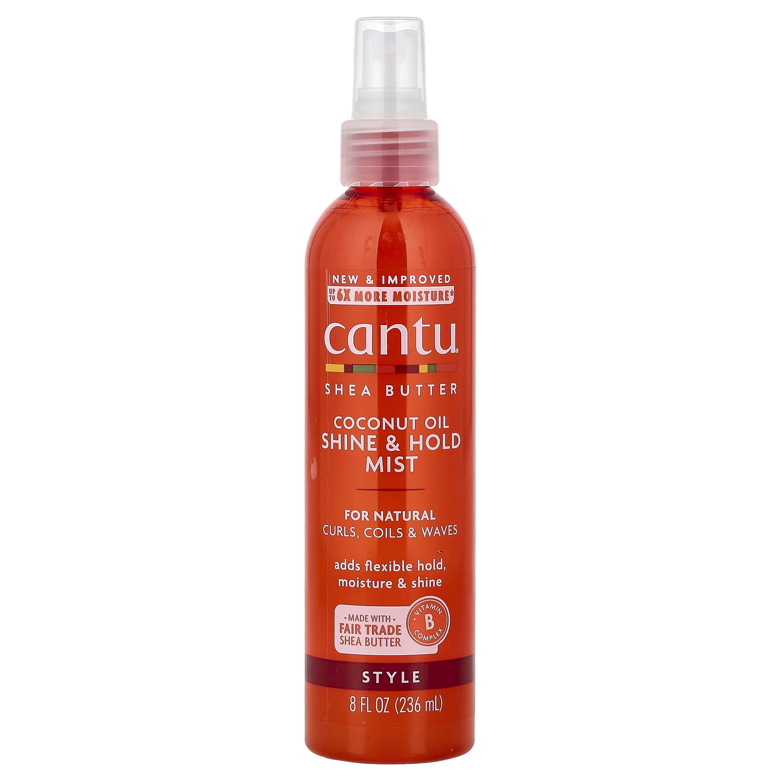 Cantu Shea Butter for Natural Hair Coconut Oil Shine & Hold Mist 237ml
