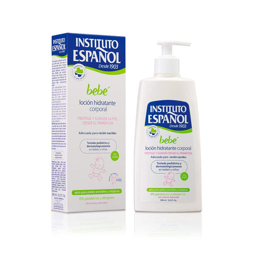 Instituto EspaÃƒÂ±ol BebÃƒÂ© Baby Moisturizing Body Lotion Newborn Sensitive Skin Without Allergens 300ml