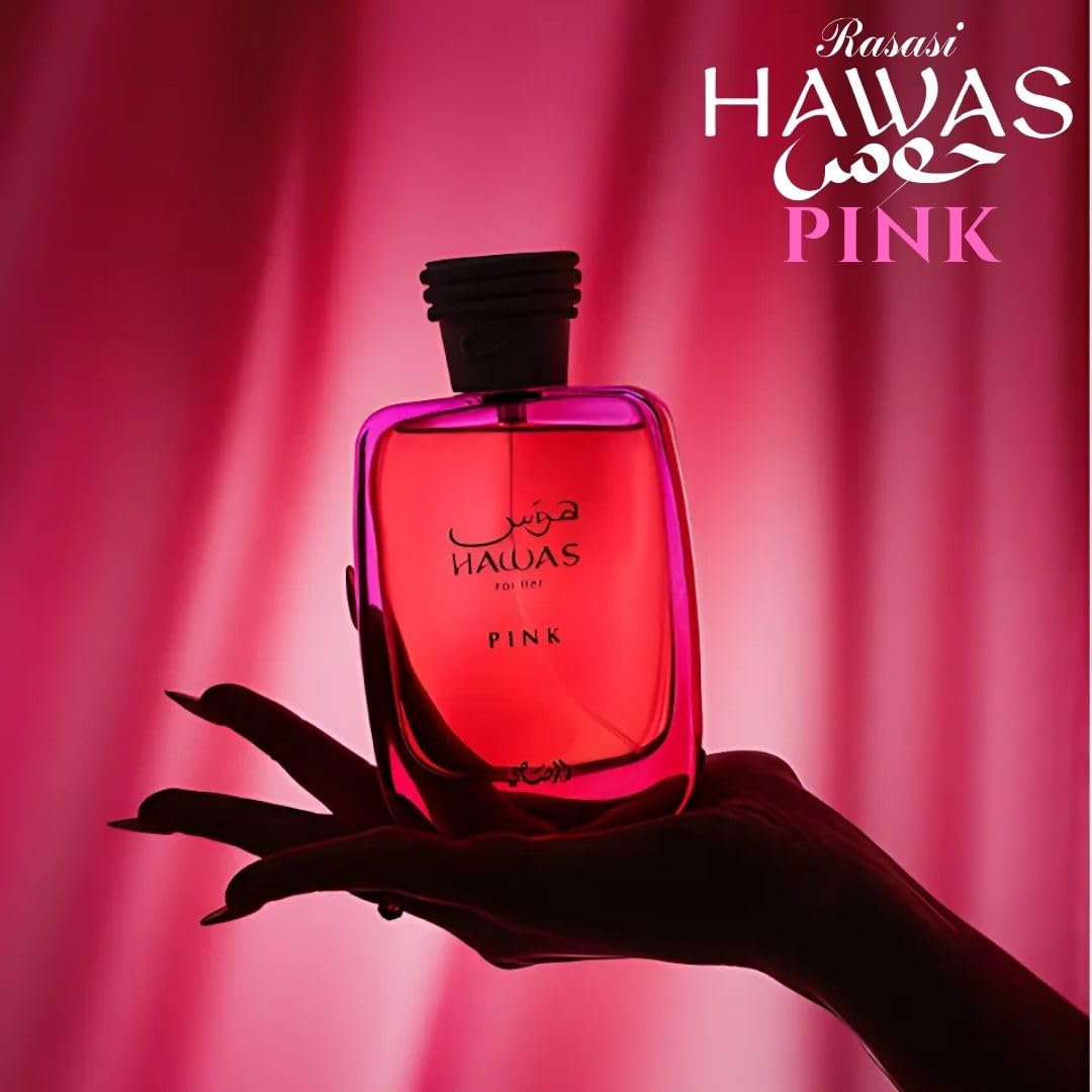 Rasasi Hawas For Her Pink Eau de Parfum 100ml Spray