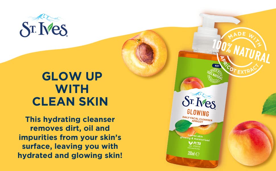 St. Ives Glowing Apricot Face Wash 200ml