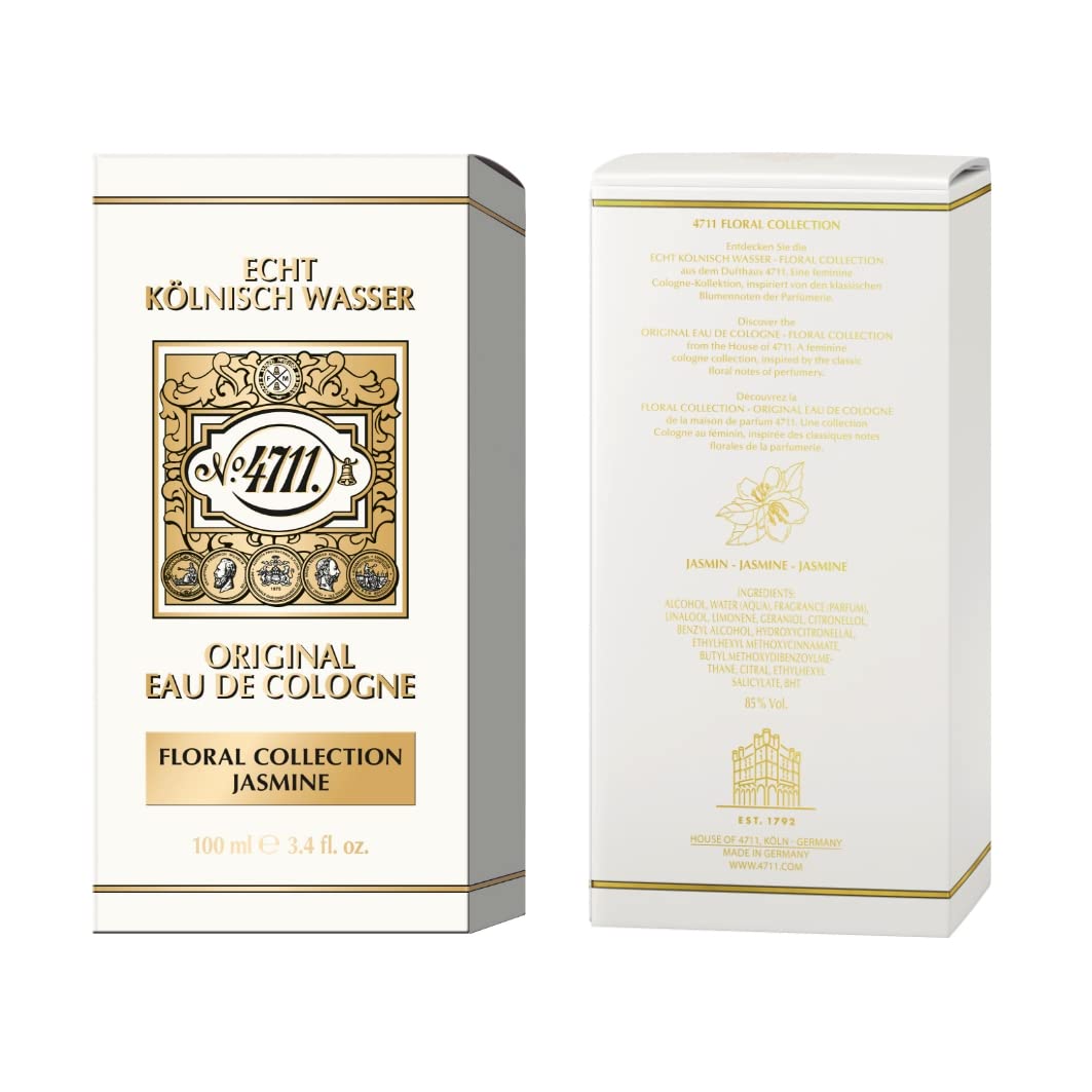 4711 Floral Collection Jasmine 100ml Eau de Cologne Spray - Energy & Mind at MyBeautyBoutique by 4711