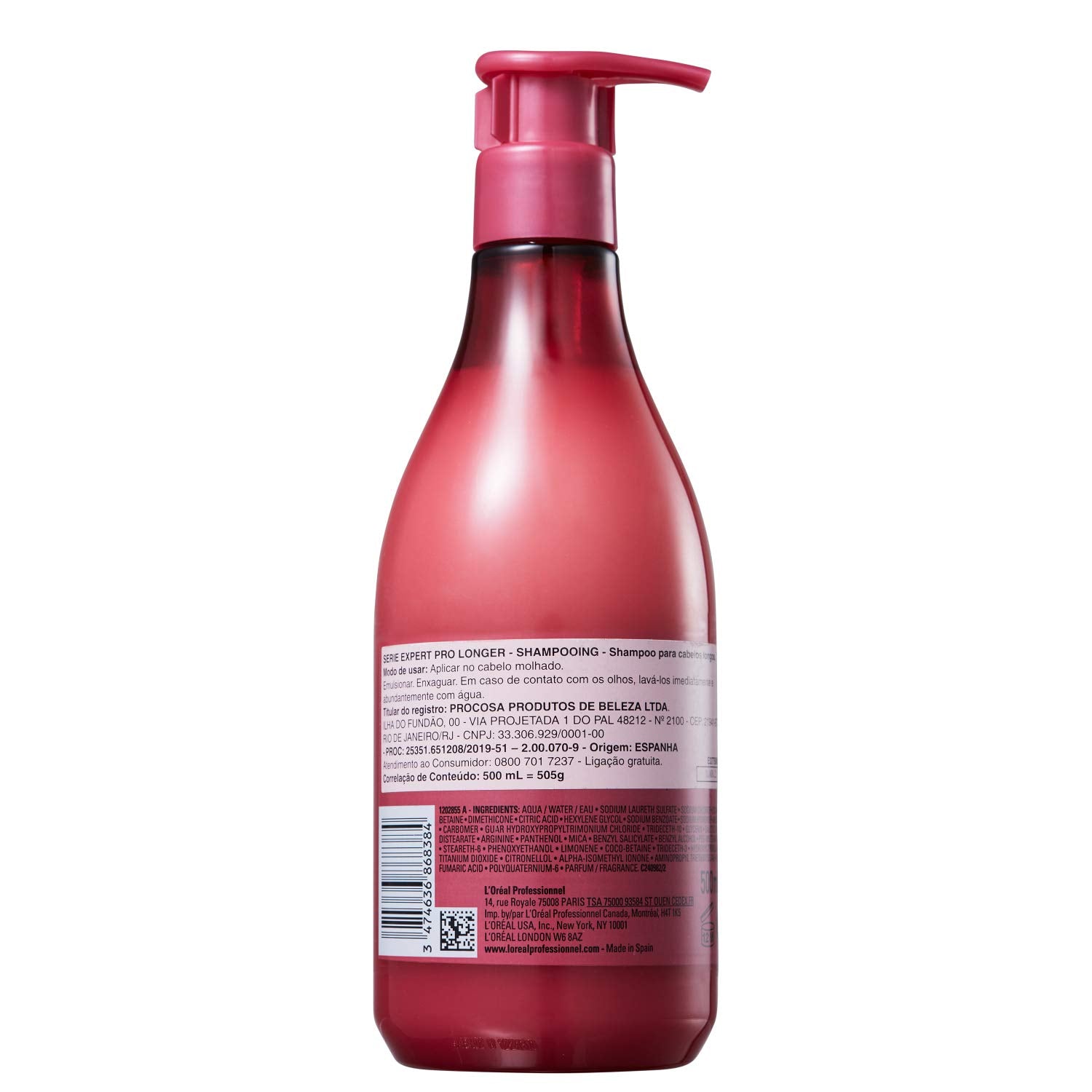 L'Oreal Professionnel Serie Expert Pro Longer Shampoo 500ml