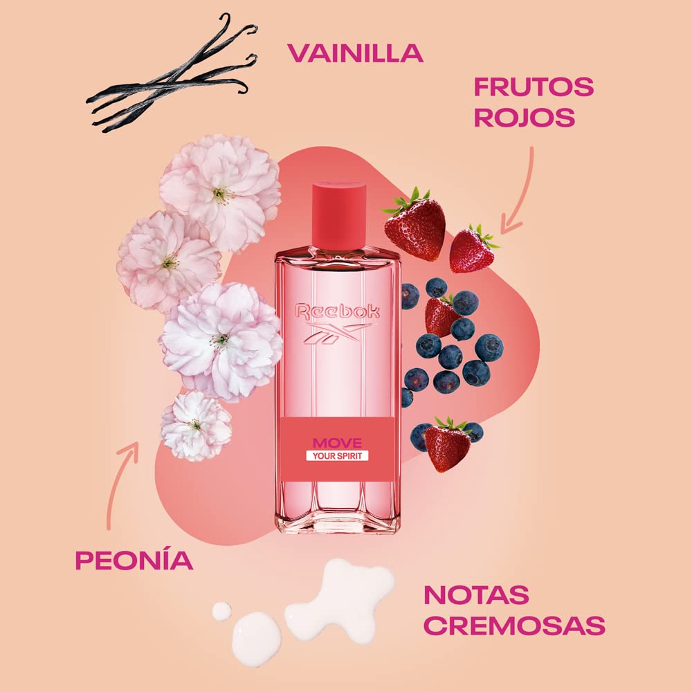 Reebok Move Your Spirit for Women Eau de Toilette 100ml Spray - Eau de Toilette at MyBeautyBoutique by Reebok