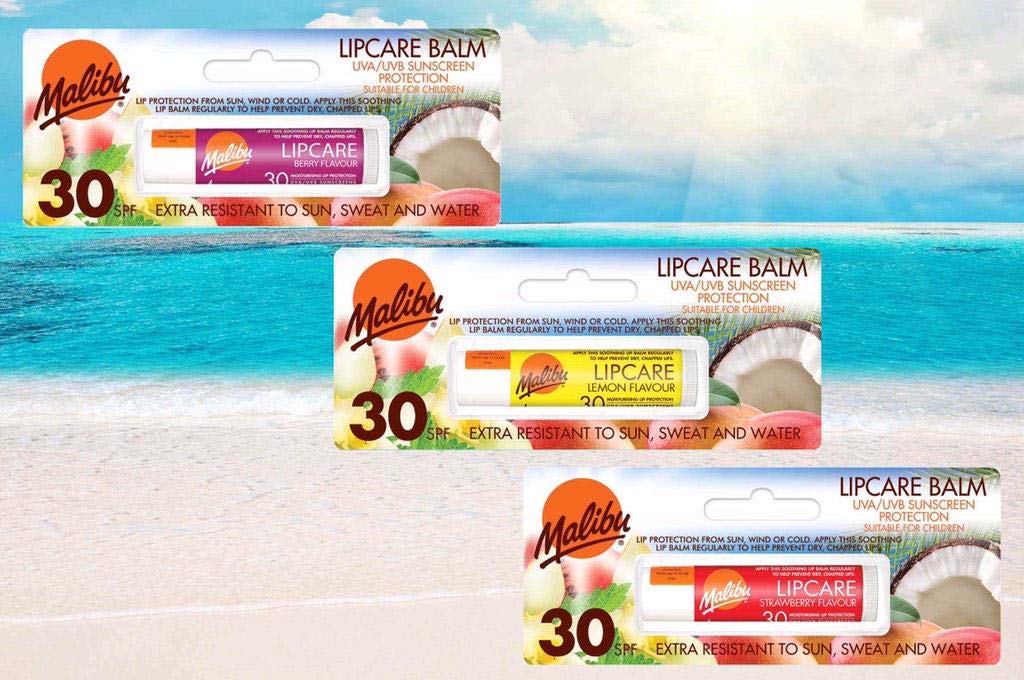 Malibu Lip Care Lip Balm SPF30 4g - Vanilla