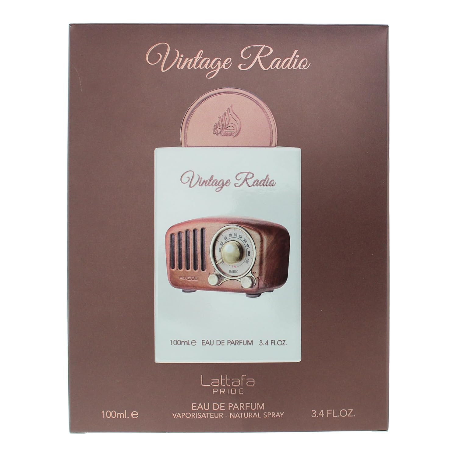 Lattafa Perfumes Vintage Radio Eau de Parfum 100ml Spray