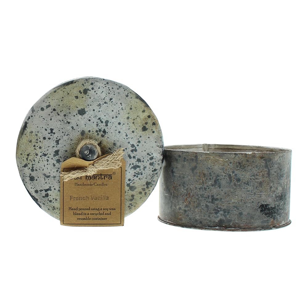Bali Mantra Victorian Tin Candle 280g - French Vanilla