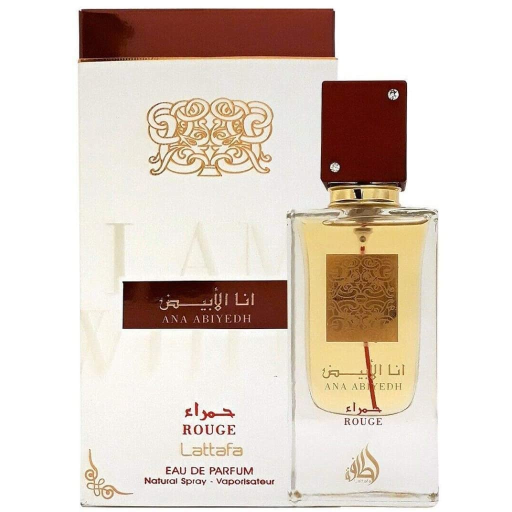 Lattafa Perfumes Ana Abiyedh Rouge Eau de Parfum 60ml Spray - Unisex at MyBeautyBoutique by Lattafa Perfumes