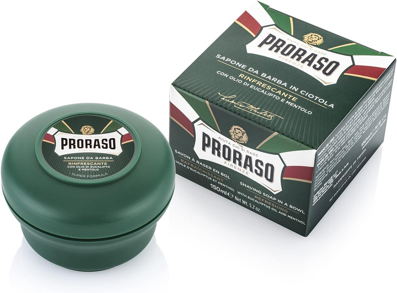 Proraso Eucalyptus & Menthol Shaving Soap In A Bowl 150ml