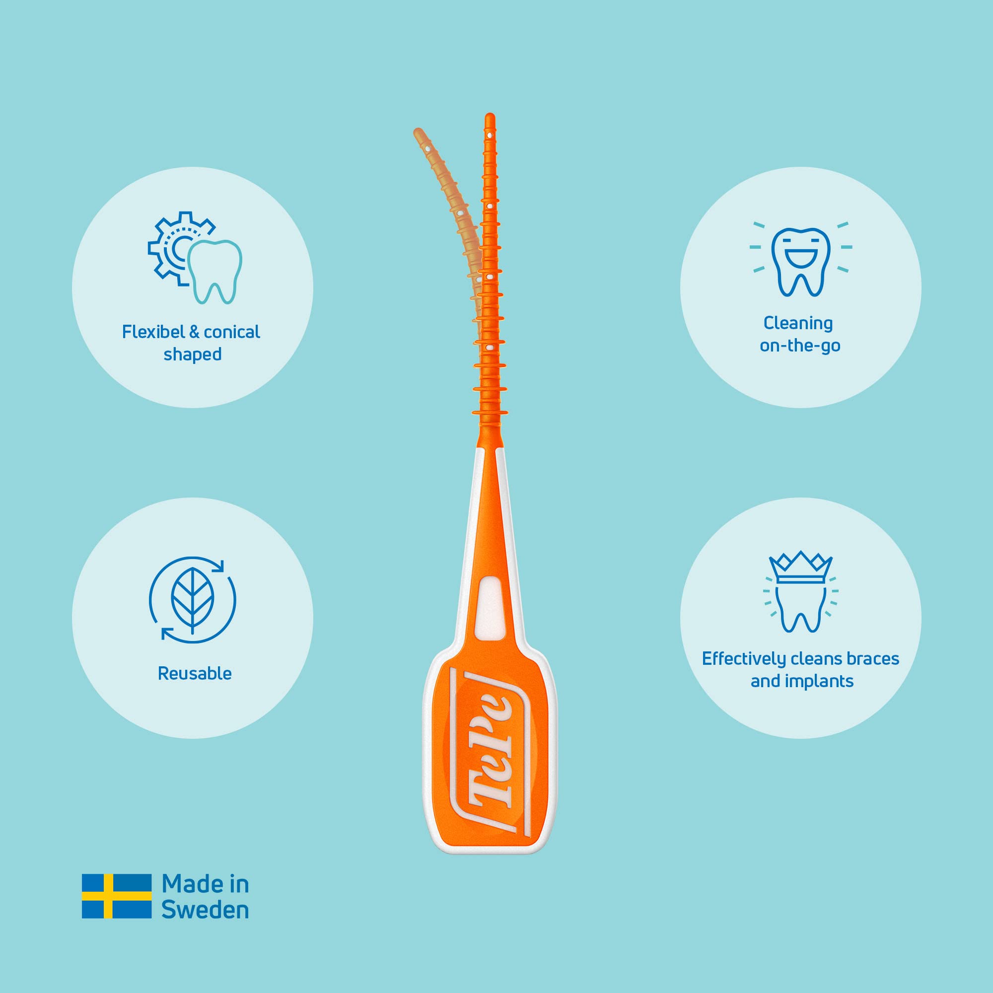 Tepe Easy Pick XS/S Orange Refill