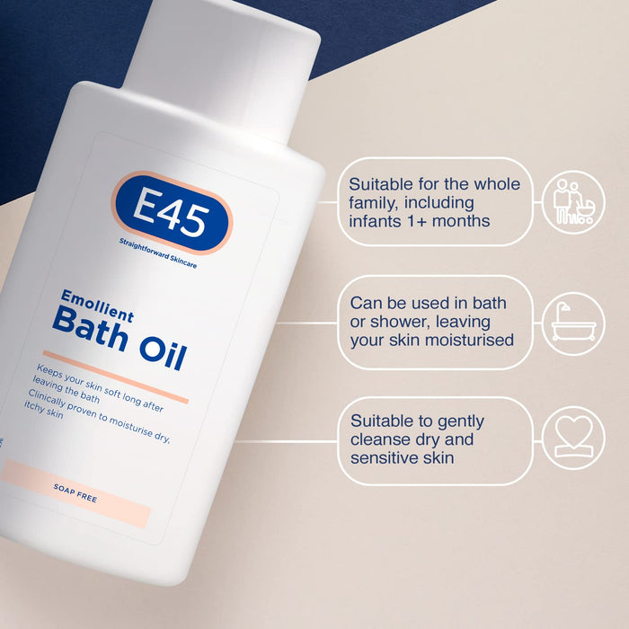 E45 Emollient Bath Oil 