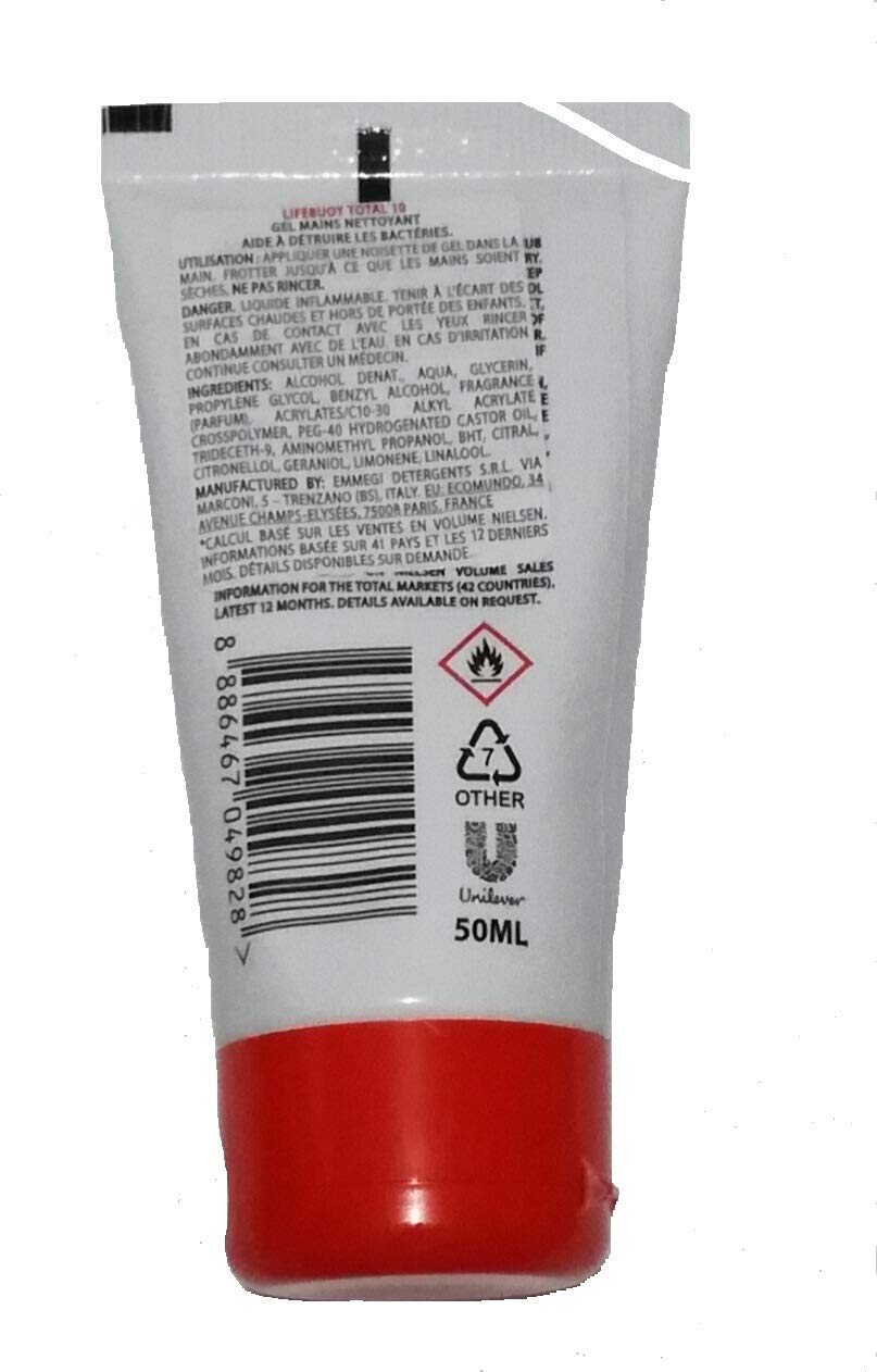 Lifebuoy Antibacterial Hand Hygiene Sanitizer Gel 50ml