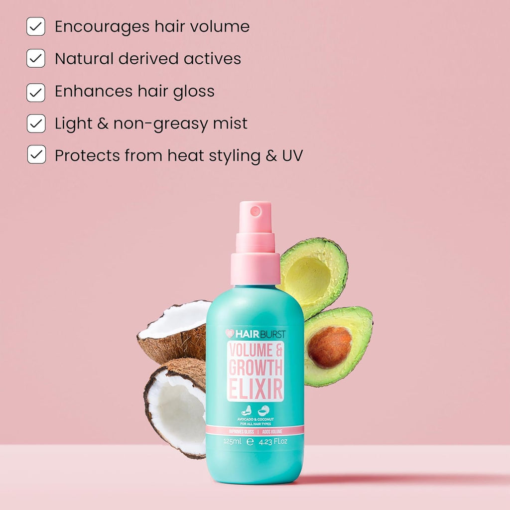 Hairburst Original Trio Bundle - Shampoo 350ml - Conditioner 350ml - Elixir Spray 12ml