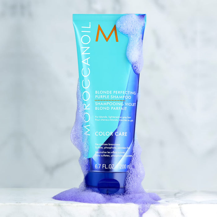 Moroccanoil Blonde Perfecting Purple Shampoo 200ml