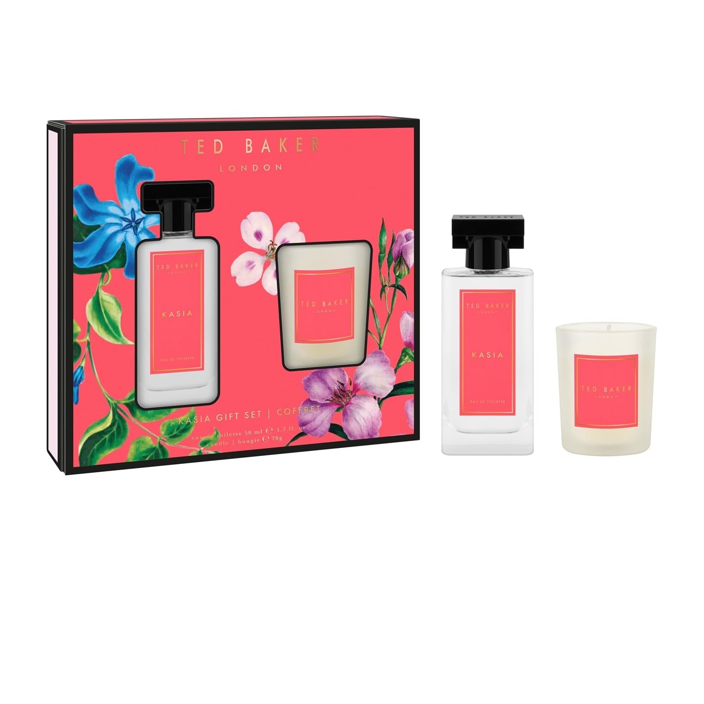 Ted Baker Kasia Gift Set 50ml EDT + 70g Candle