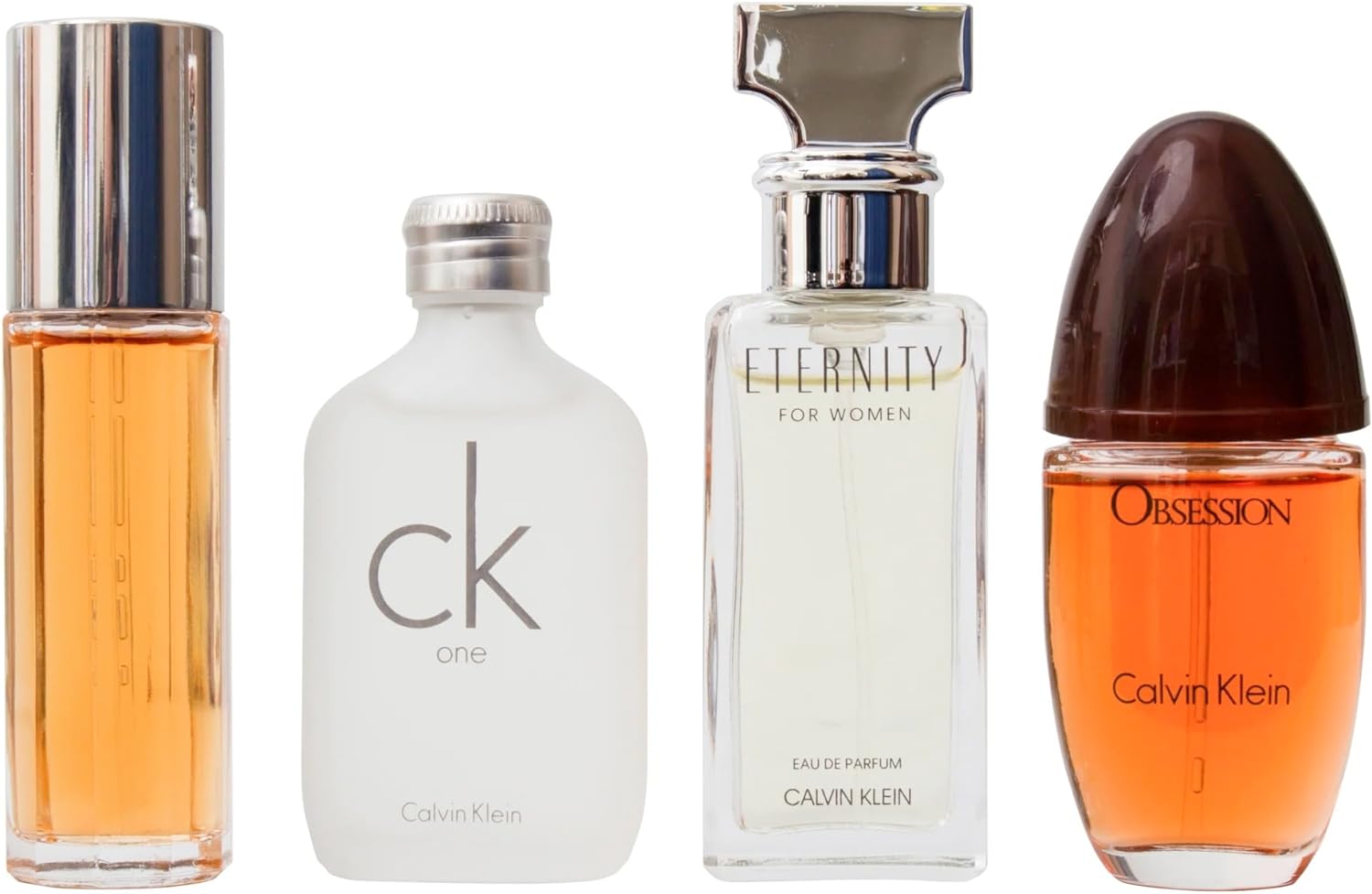 Calvin Klein Collection Gift Set 15ml Eternity EDP Spray + 15ml Obsession EDP Spray + 15ml CK One EDT Spray + 15ml Escape EDP Spray - For Her at MyBeautyBoutique by Calvin Klein