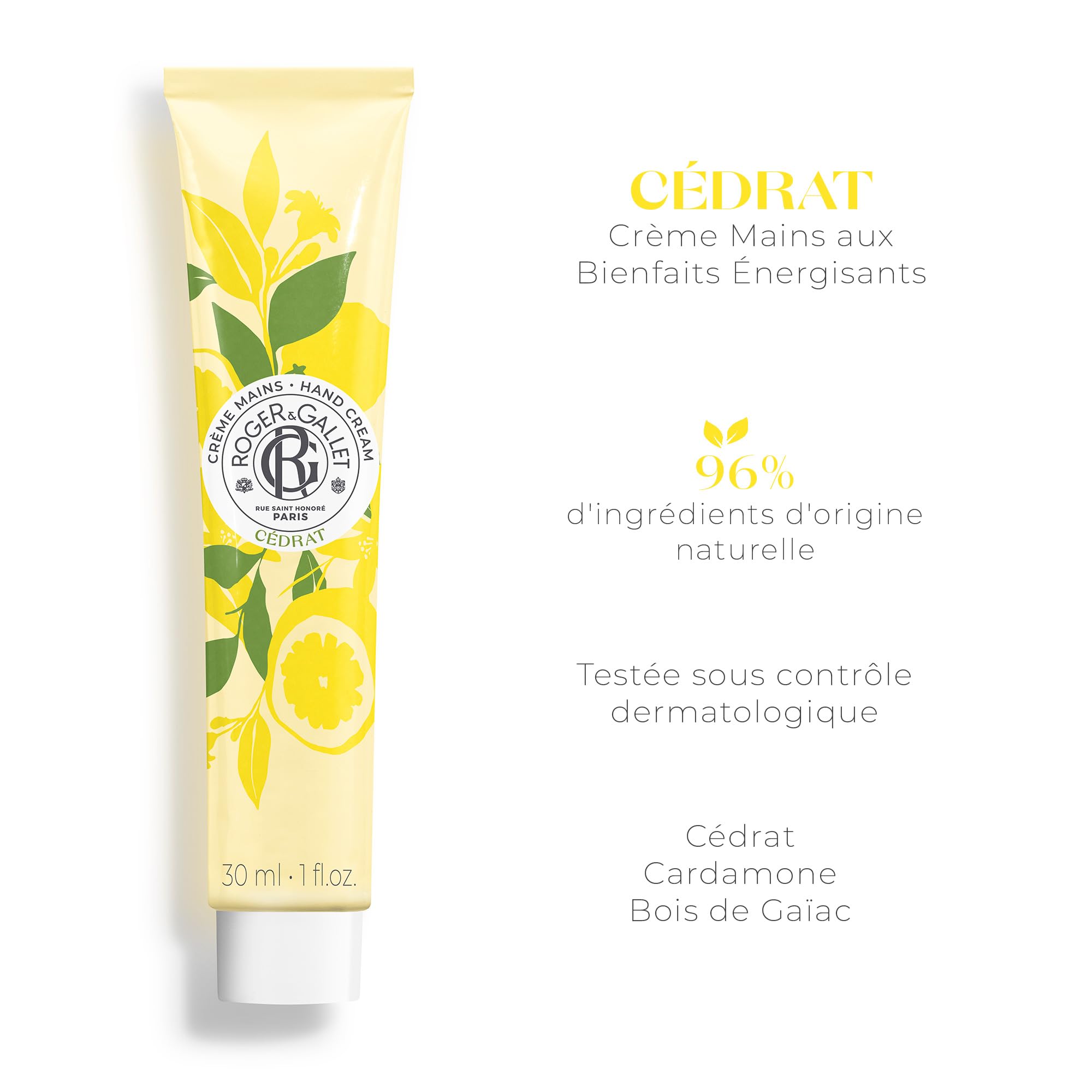 Roger  Gallet Cedrat Hand Cream 30ml