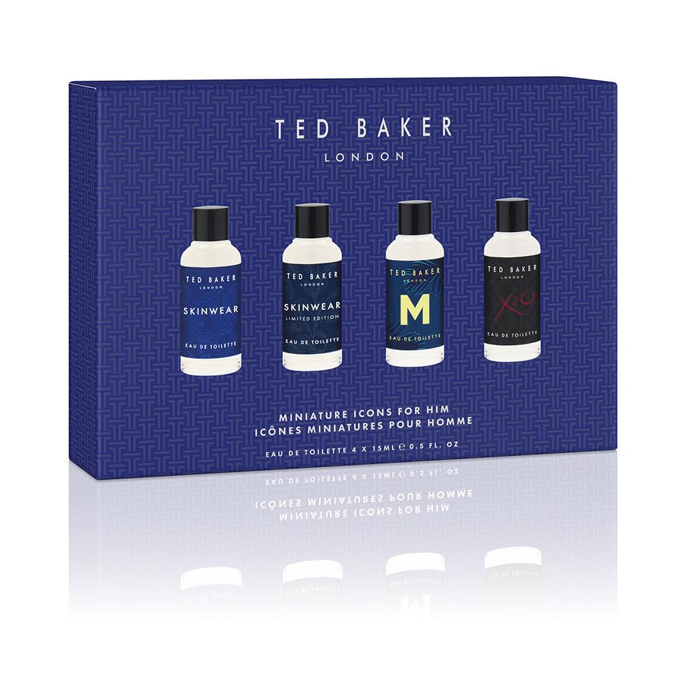 Ted Baker Icons Gift Set 15ml EDT Skinware Original + 15ml EDT Skinware Limited Edition + 15ml EDT M For Him + 15ml EDT X20 For Him