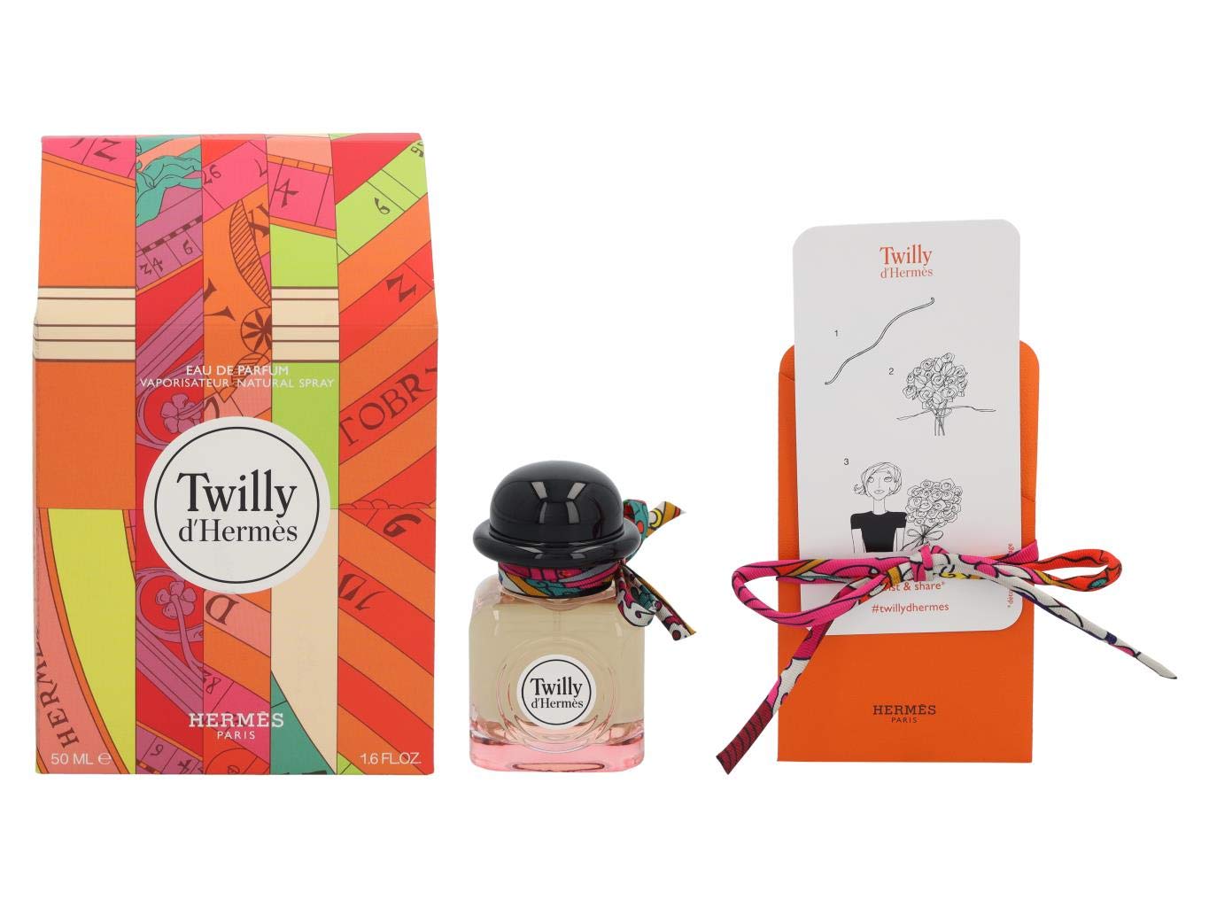 Hermès Twilly d'Hermès Gift Set 50ml EDP + 1 x Knotting Card + 1 x Silk-Tie Ribbon