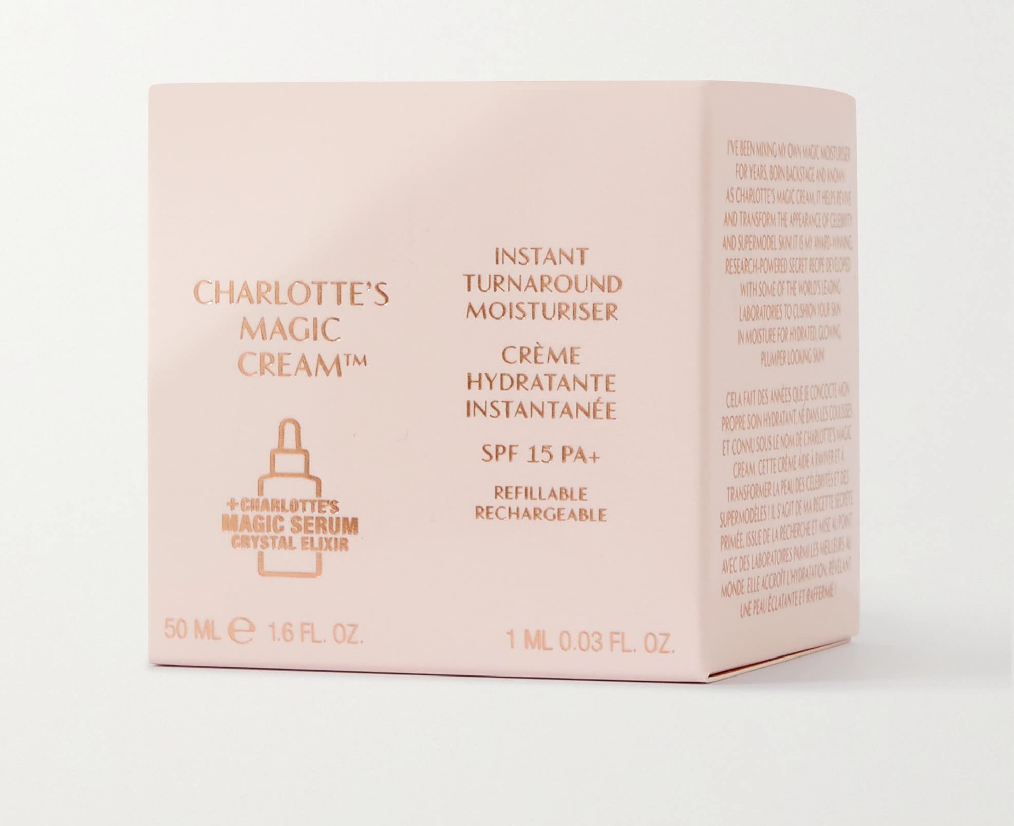 Charlotte's Magic Cream 50ml + 1ml Magic Serum Crystal Elixir