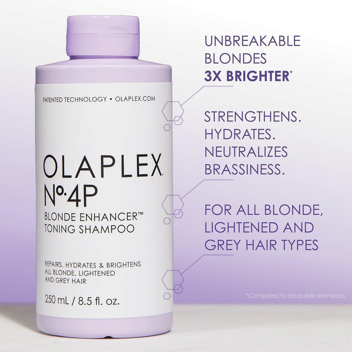 Olaplex No. 4 Blonde Enhancer Toning Shampoo 250ml