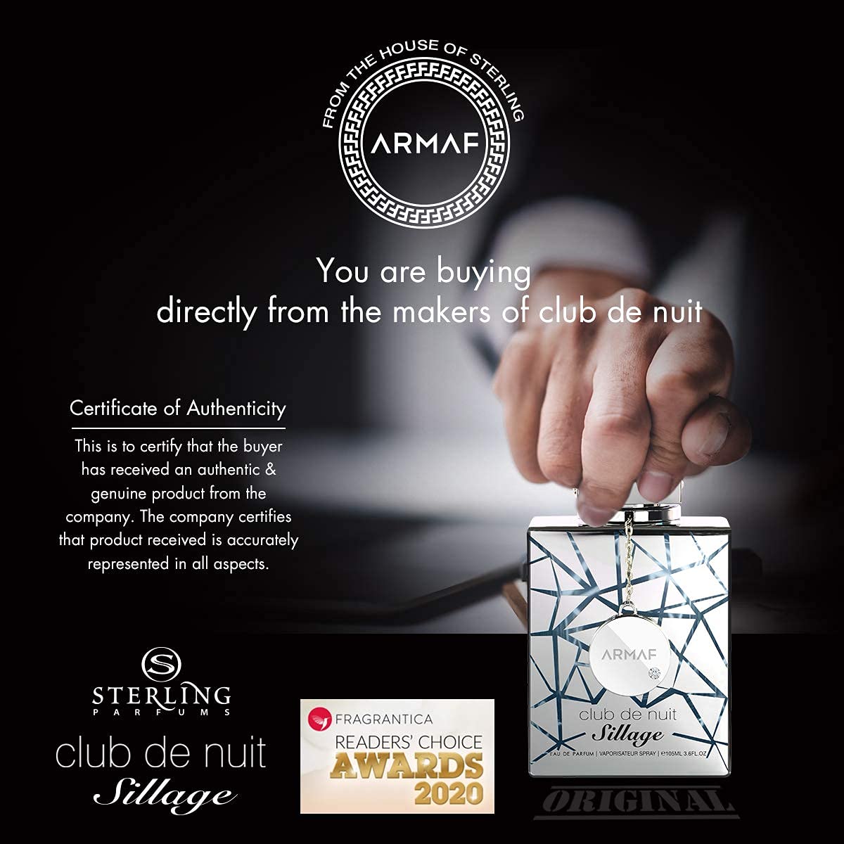 Armaf Club De Nuit Sillage Eau De Parfum 105ml Spray - Eau de Parfum at MyBeautyBoutique by Armaf
