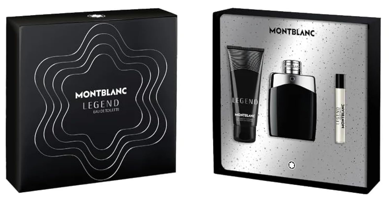 Mont Blanc Legend Gift Set 100ml EDT + 100ml Shower Gel + 7.5ml EDT
