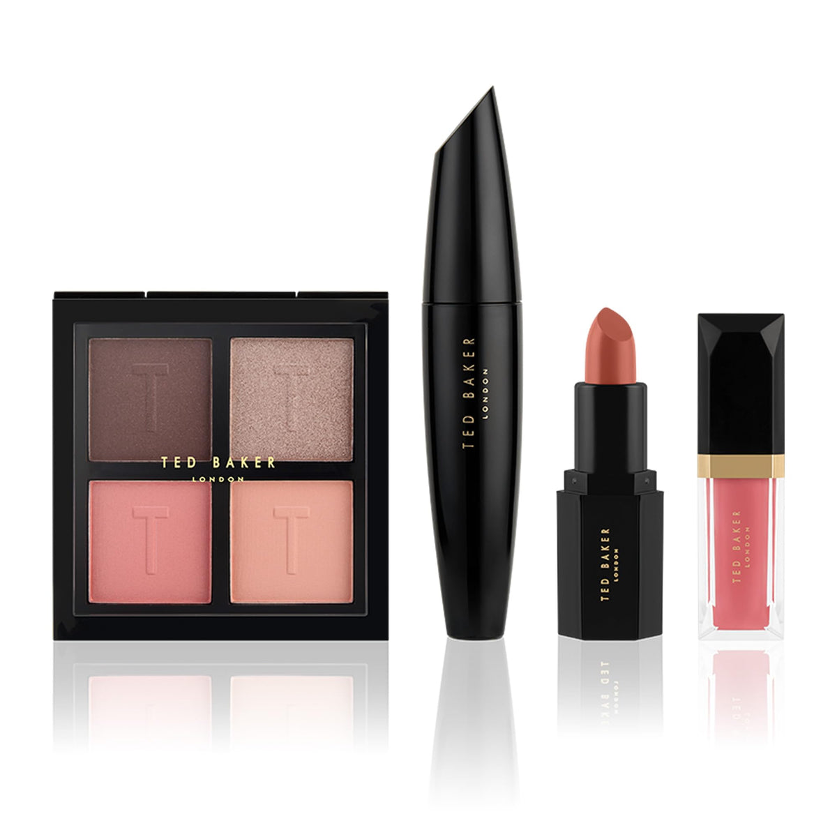 Ted Baker The Full Flourish Christmas Collection Set Gift Set 1x 4 Eyeshadow Palette + 1x Lipstick + 1x Mascara + 1x Lipgloss