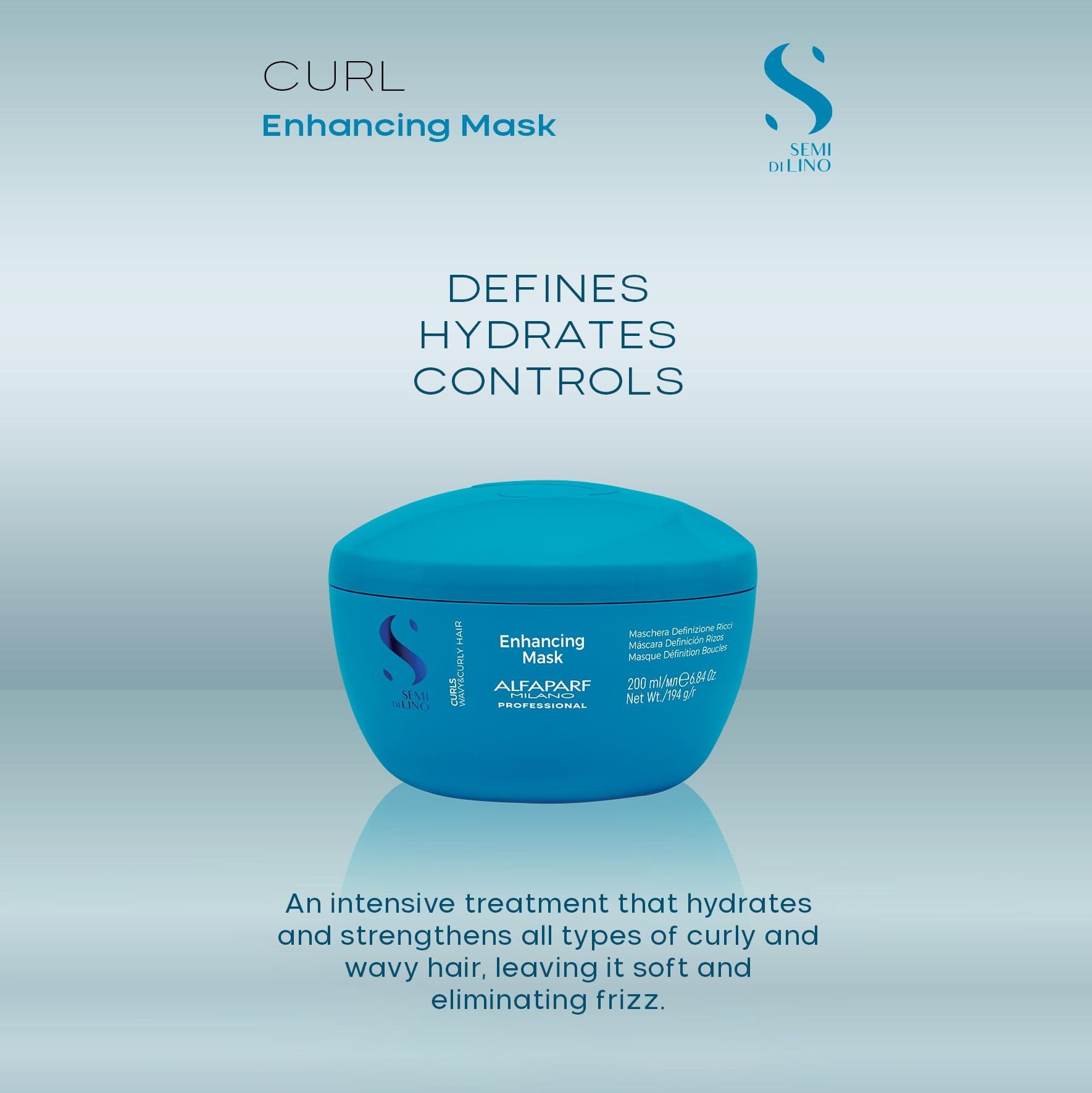 Alfaparf Semi Di Lino Curls Enhancing Mask 200ml