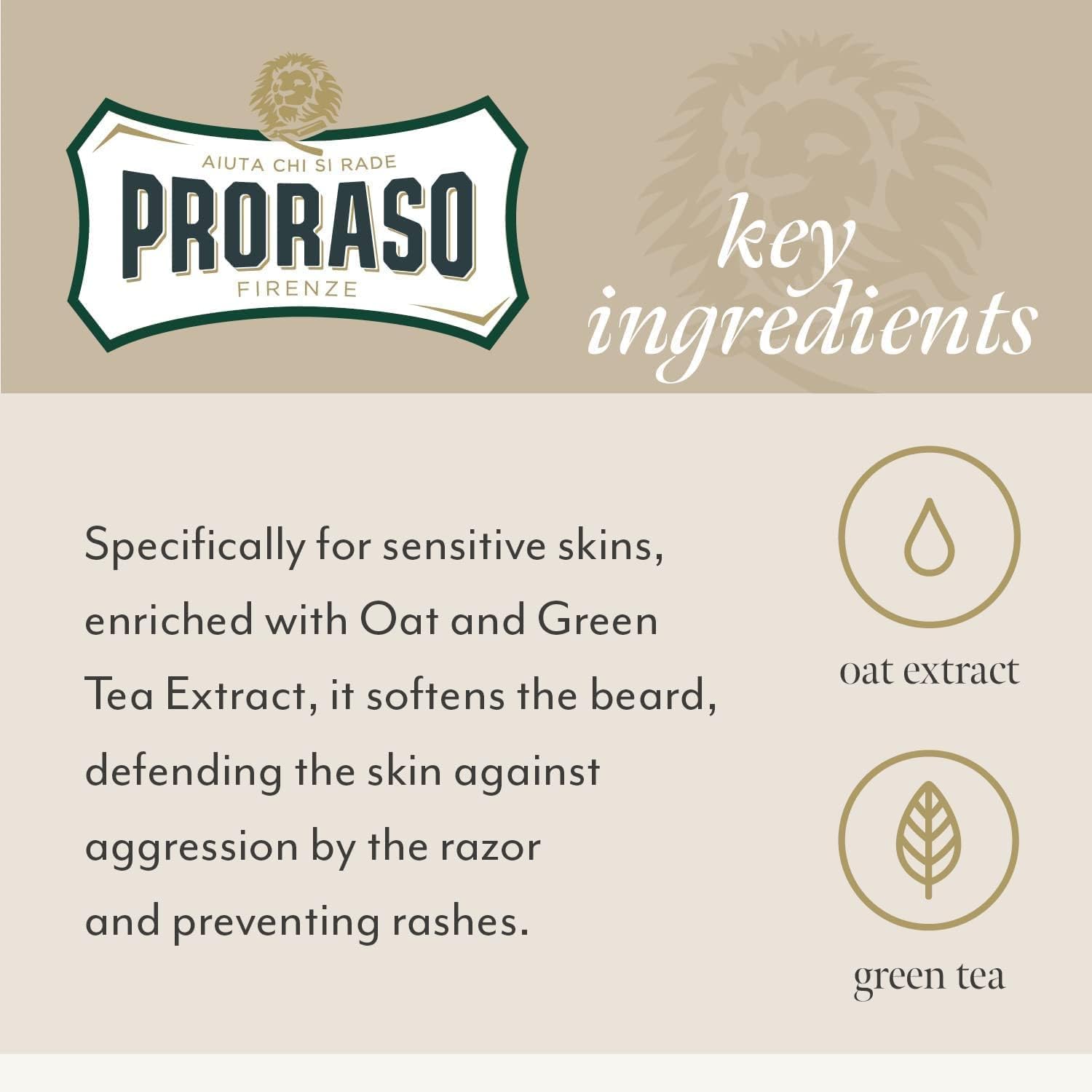 Proraso White Pre-Shaving Cream 100ml - Sensitive Skin