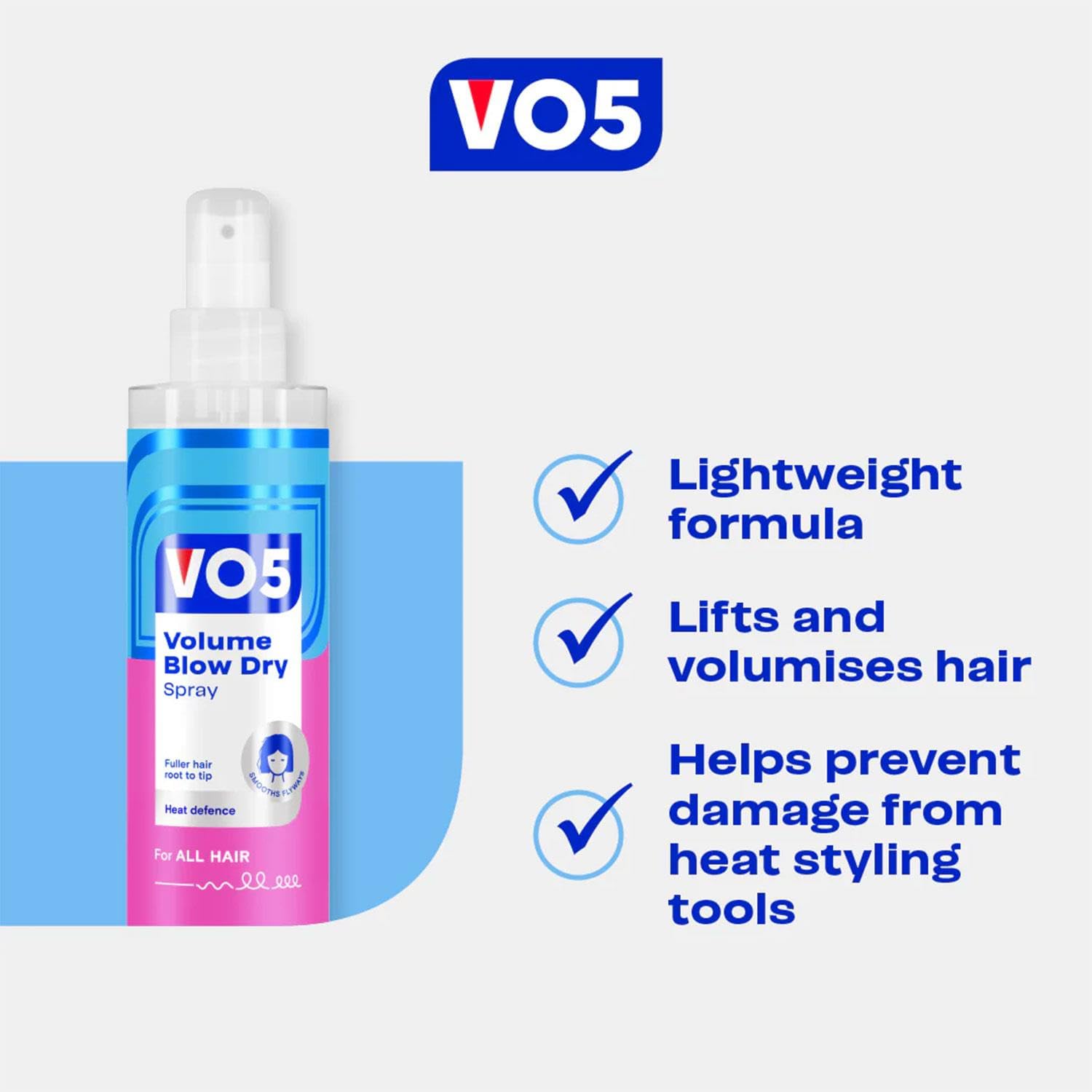VO5 Full Of Life Volume Blow-Dry Spray 200ml