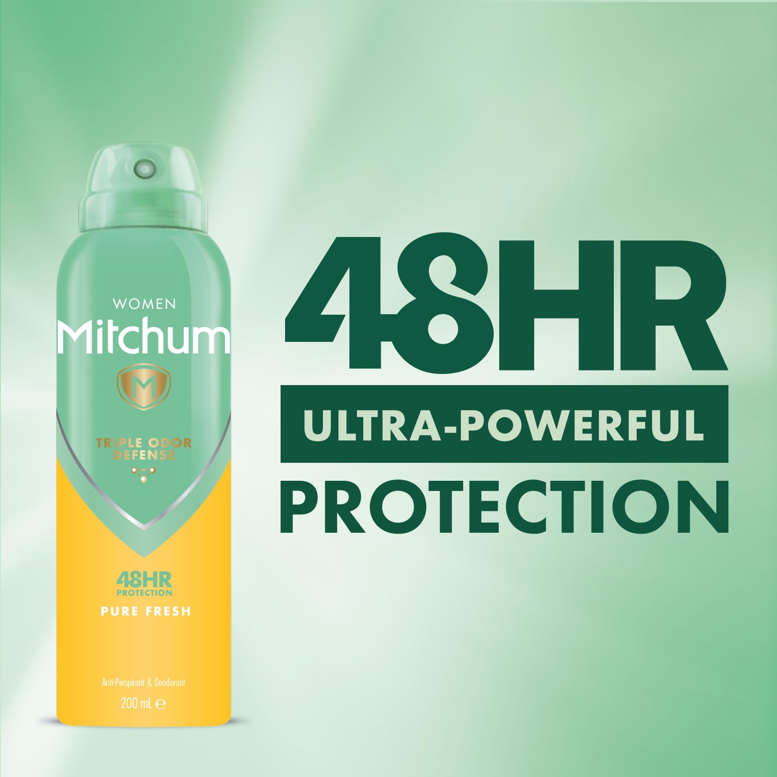 Mitchum Women Pure Fresh Deodorant Spray 200ml - Bath & Body at MyBeautyBoutique by Mitchum