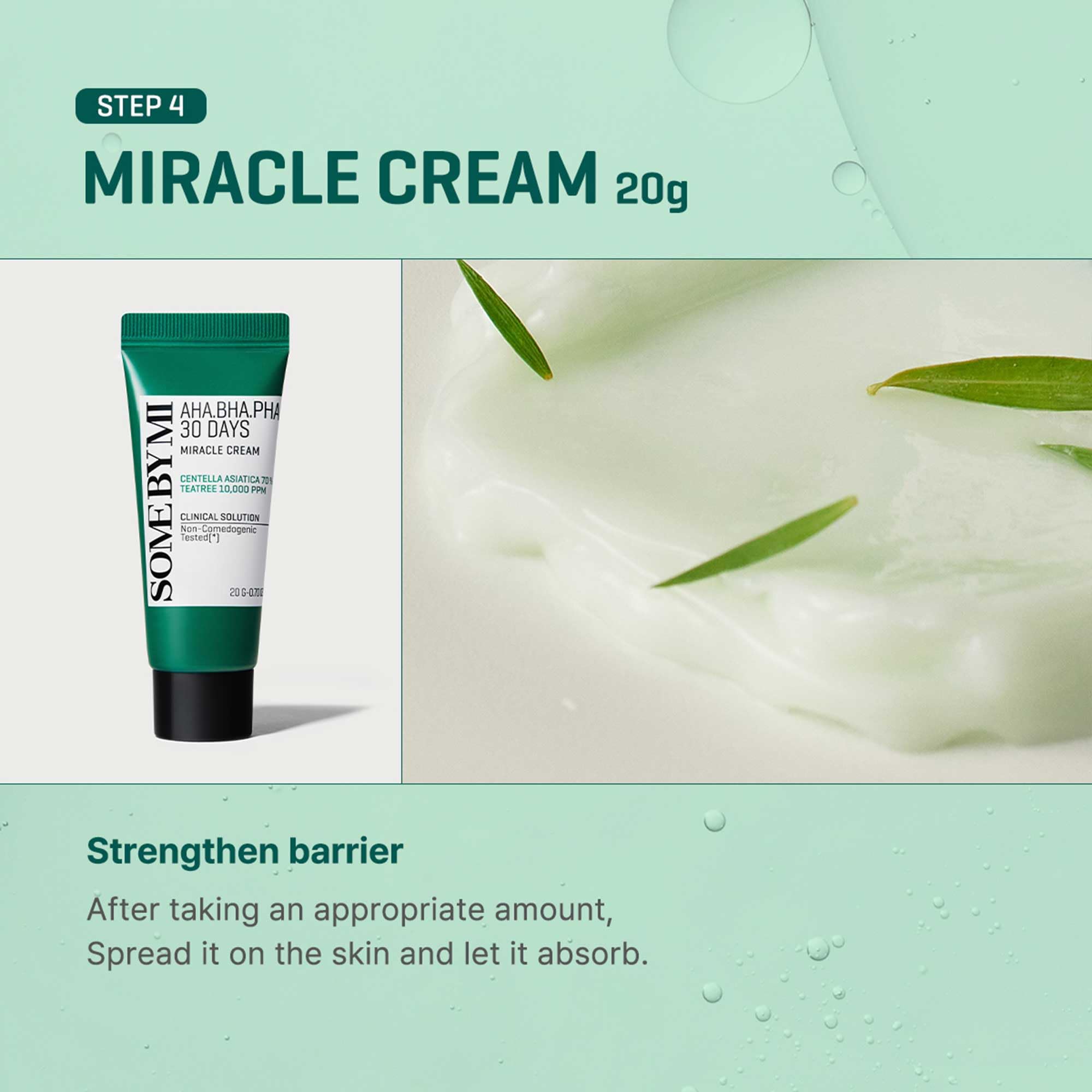 Some By Mi 30 Days AHA-BHA-PHA Miracle AC SOS Kit 4 Pieces (This set contains: 1x 30ml Acne Clear Foam 1x 30ml Toner 1x 20ml Cream 1x 10ml Serum)