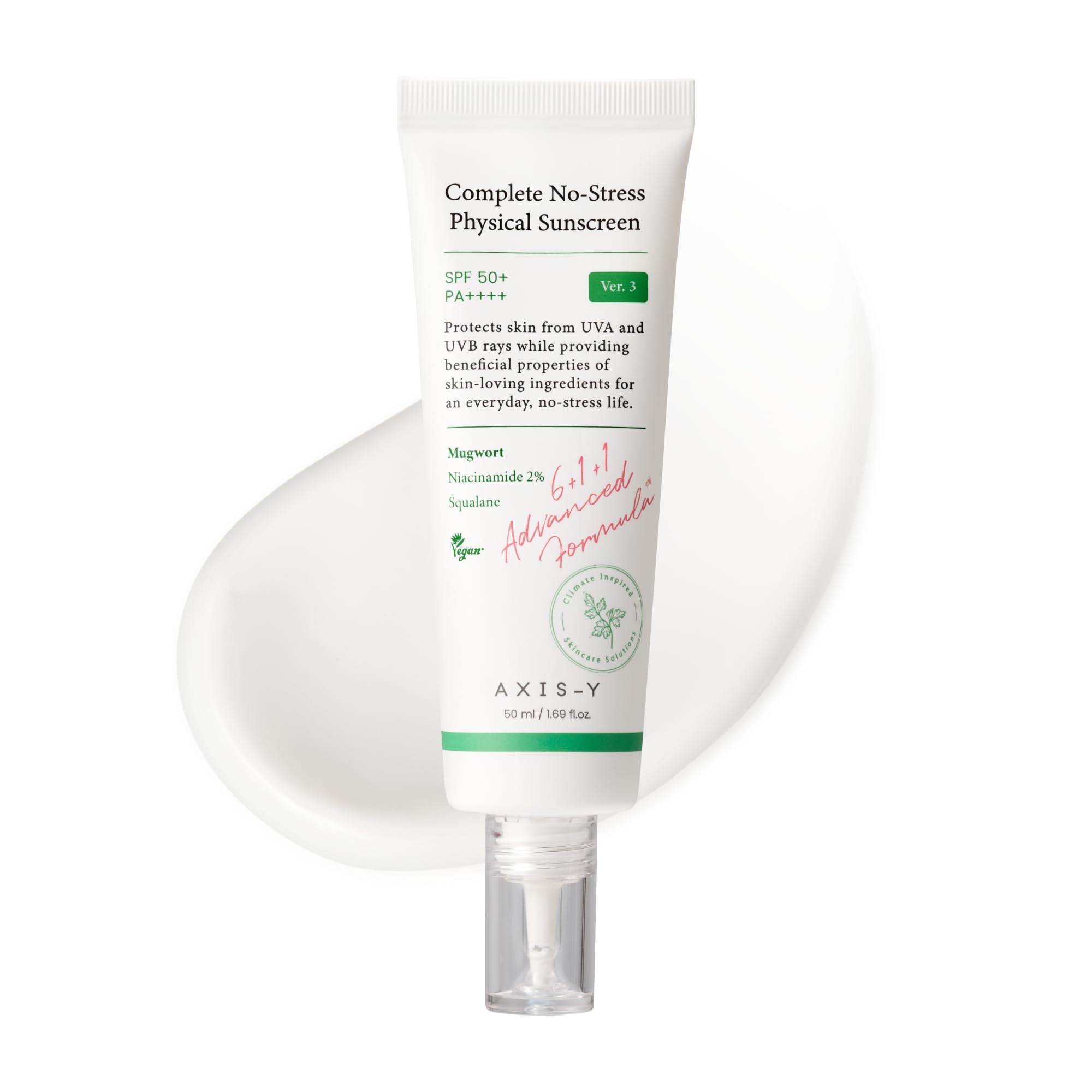 AXIS-Y Complete No-Stress Physical Sunscreen SPF50+ 50ml