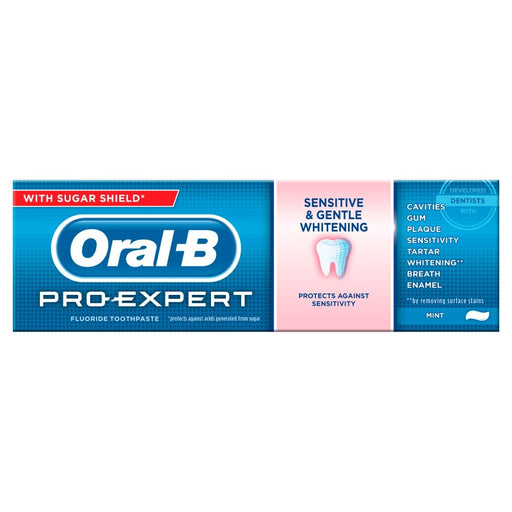 Oral-B Pro Expert Sensitive And Gentle Toothpaste Whitening 