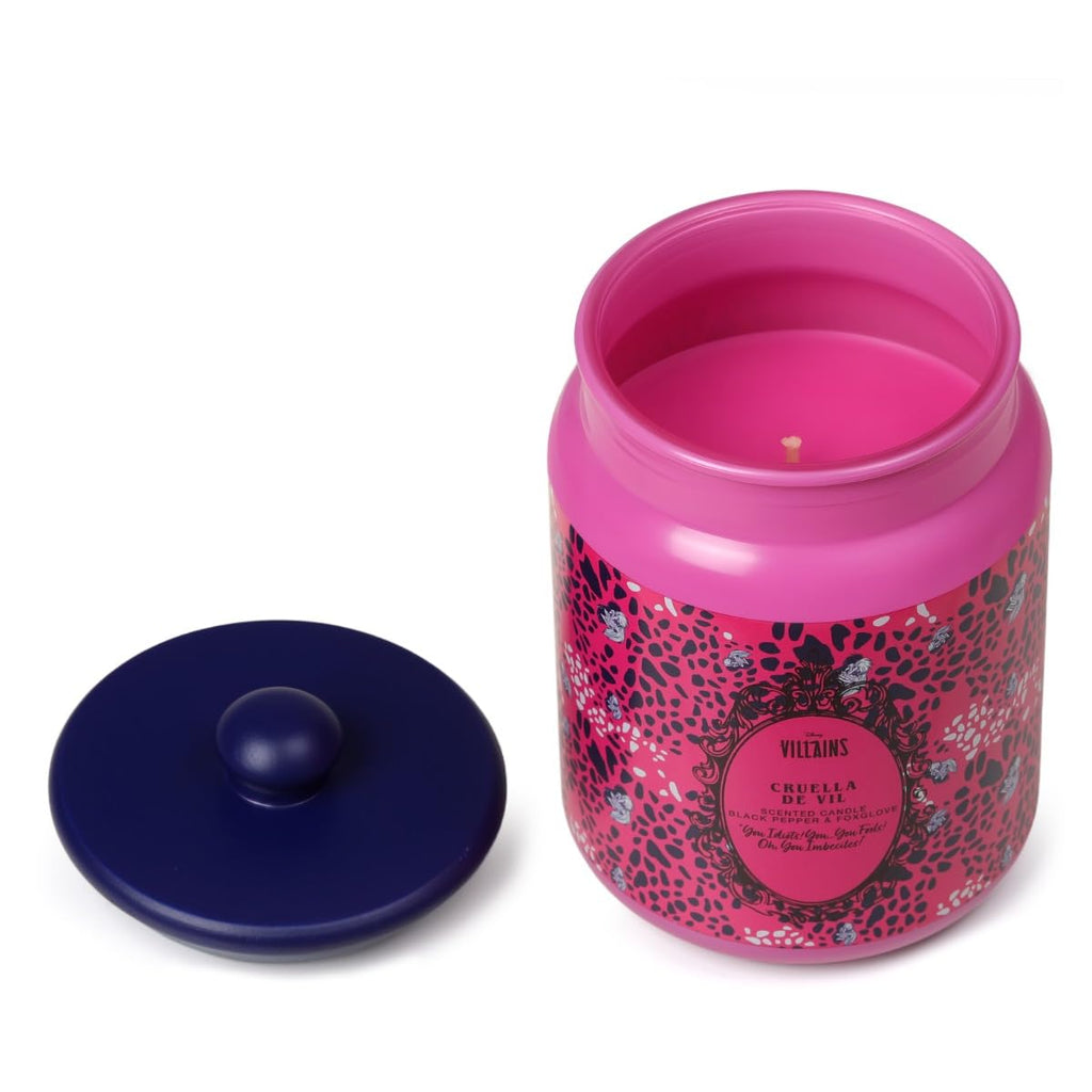 Disney Villains Cruella De Vil Black Pepper & Foxglove Scented Candle 430g