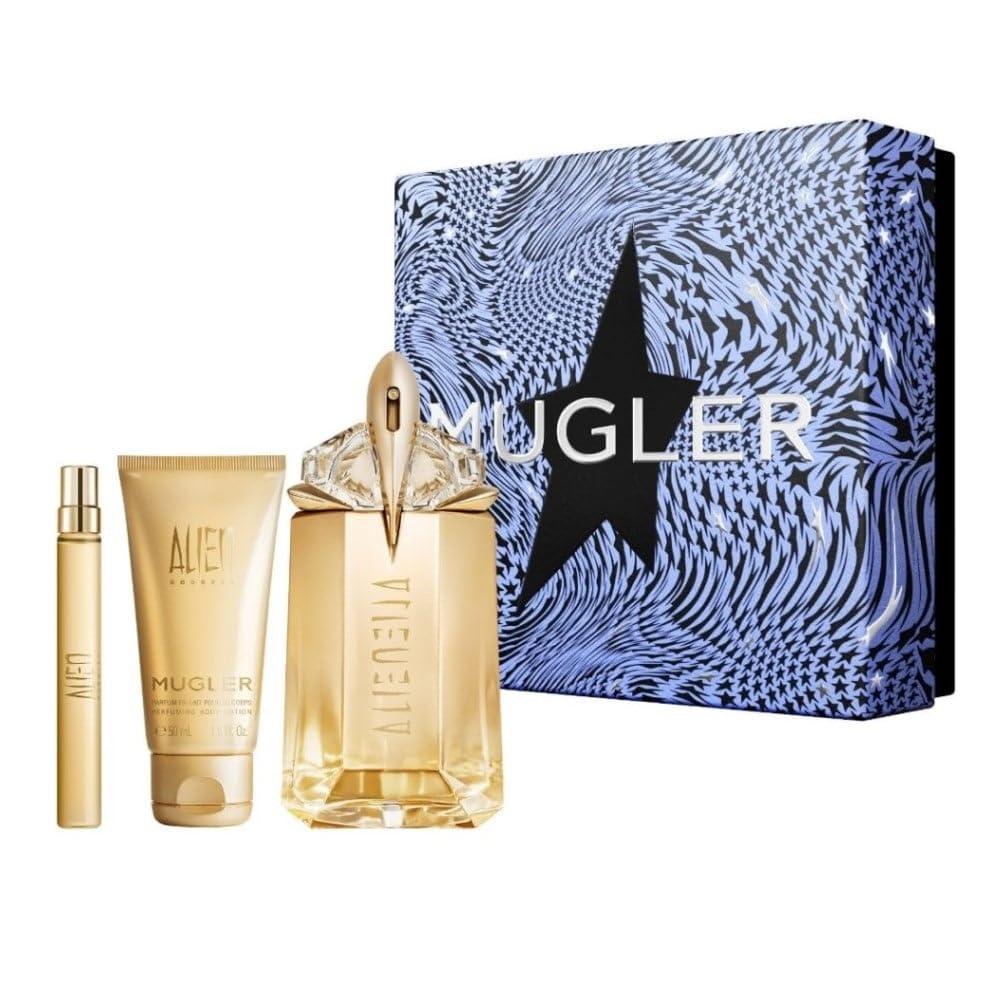 Thierry Mugler Alien Goddess 60ml EDP Refillable Spray+10ml EDP Refillable Spray+50ML BL Set - Personal Fragrance at MyBeautyBoutique by Mugler